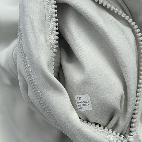 Lululemon jacket Define Jacket Nulu Bone size 10 NWT influencer - Picture 7 of 9